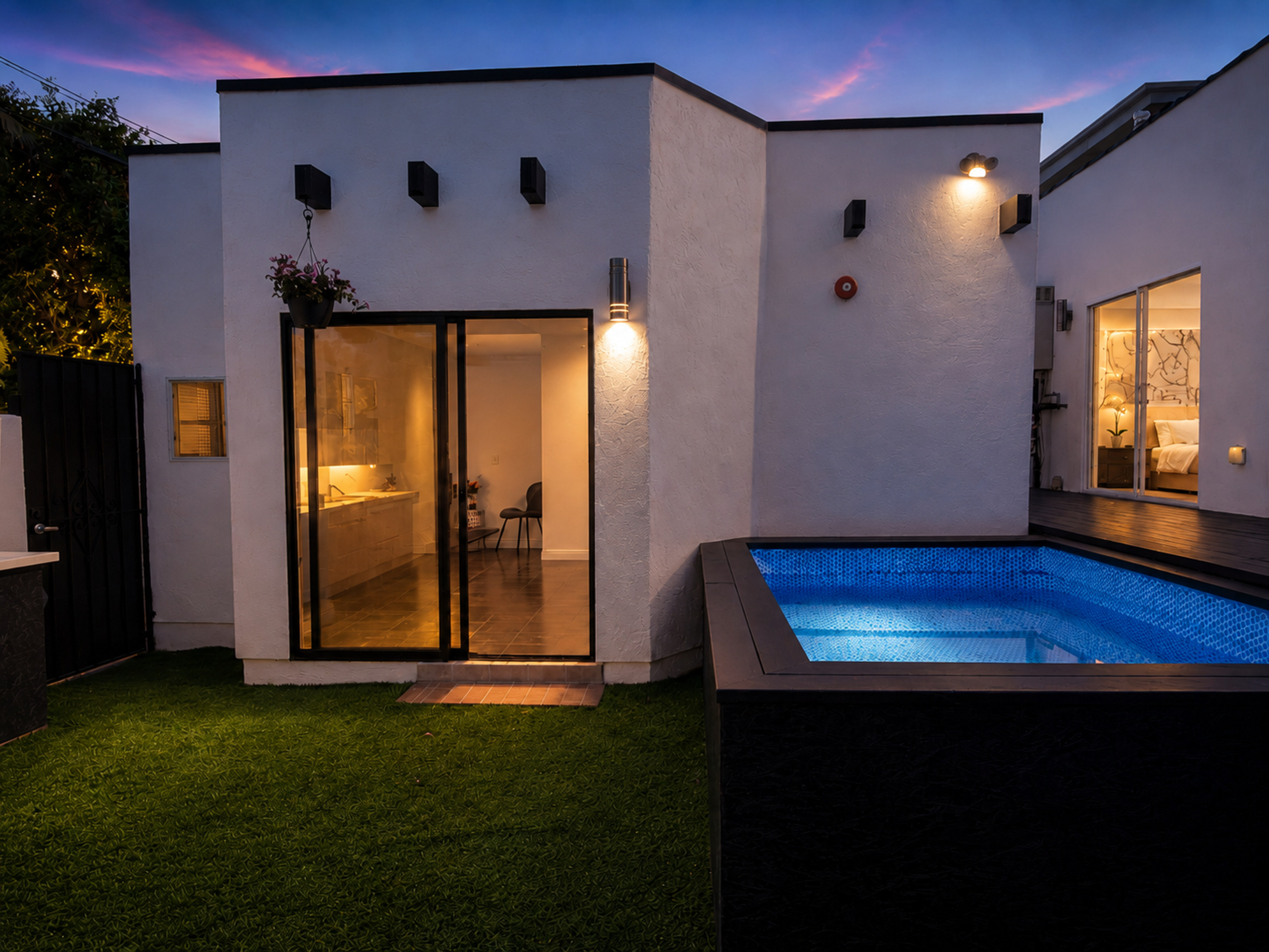 Exterior of guest house